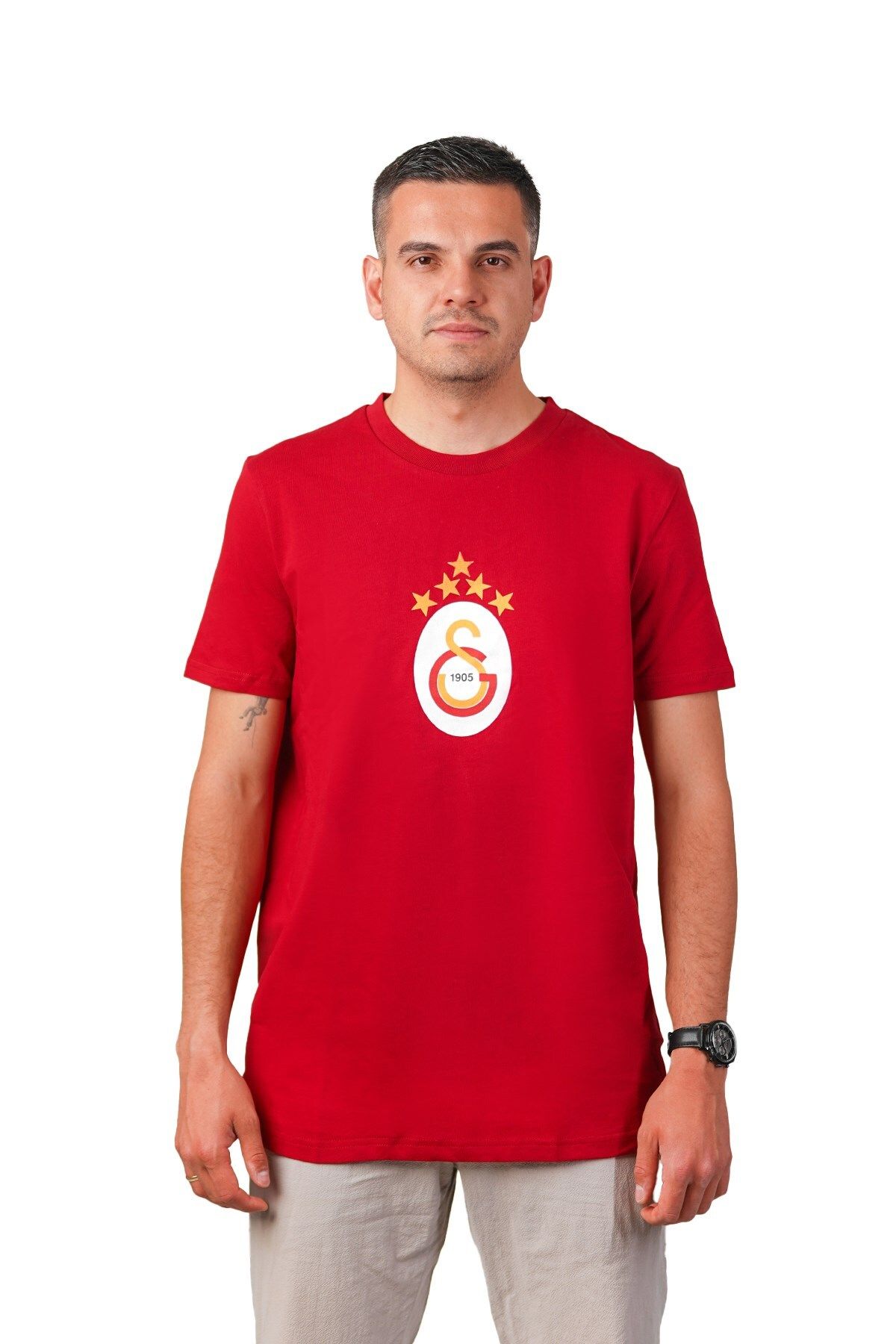 Galatasaray Orijinal Şampiyonluk Özel 5 Yıldız Kırmızı Forma T-Shirt