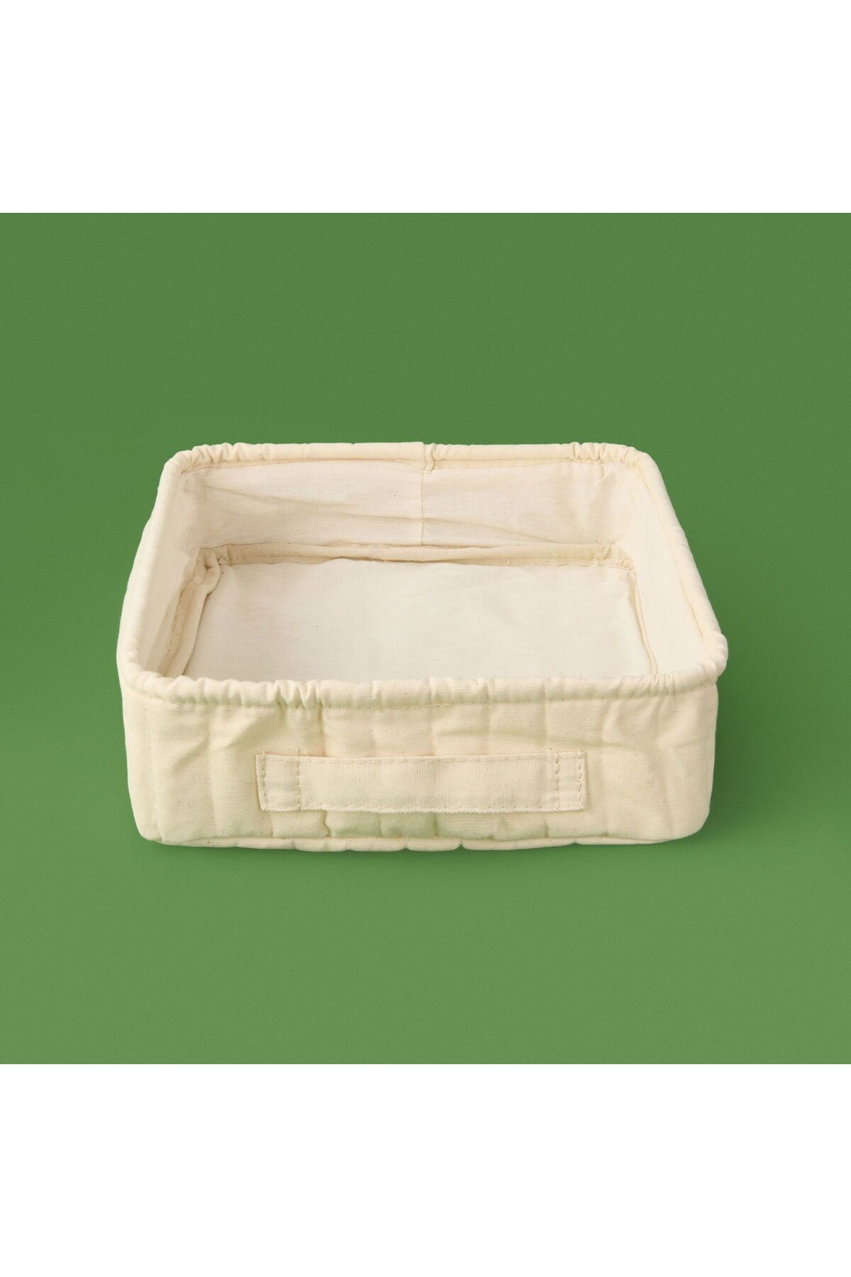 MATMEL Living Kare Düzenleyici Sepet - Krem - 24x24x8 cm