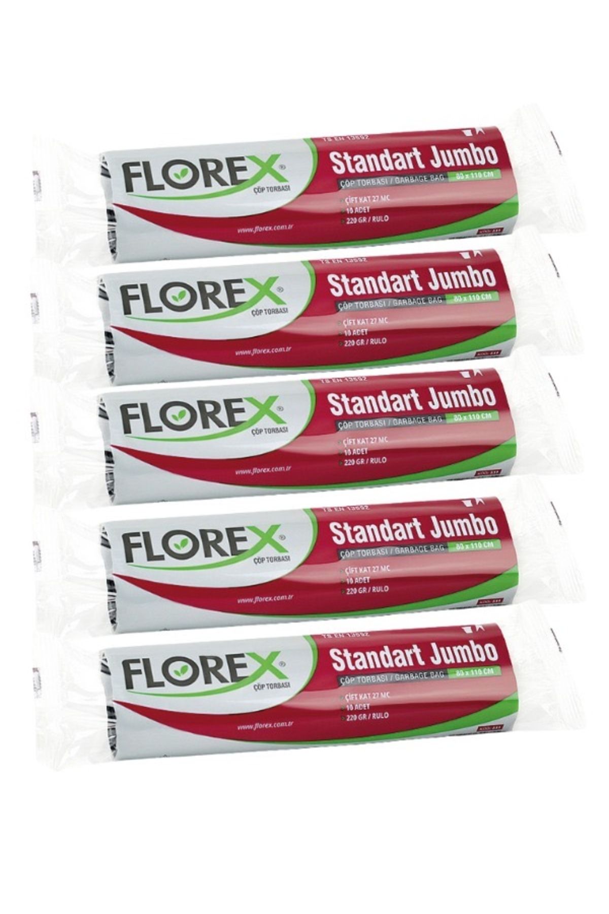 Florex Klasik Seri Standart Jumbo Çöp Torbası Yıldız Katlama