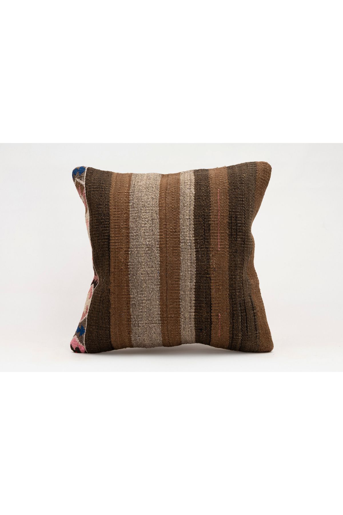 Kilim Whole Sale El Yapımı Kilim'den Yapılmış Vintage Kırlent Kılıfı, Yün, 40x40 Cm