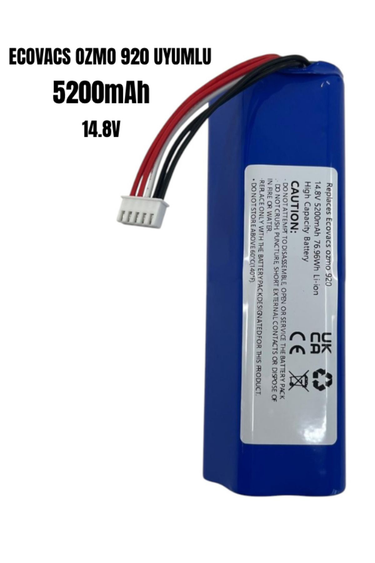 TNL Ecovacs Ozmo 920 Uyumlu 5200mAh 14.8V Li-ion Batarya