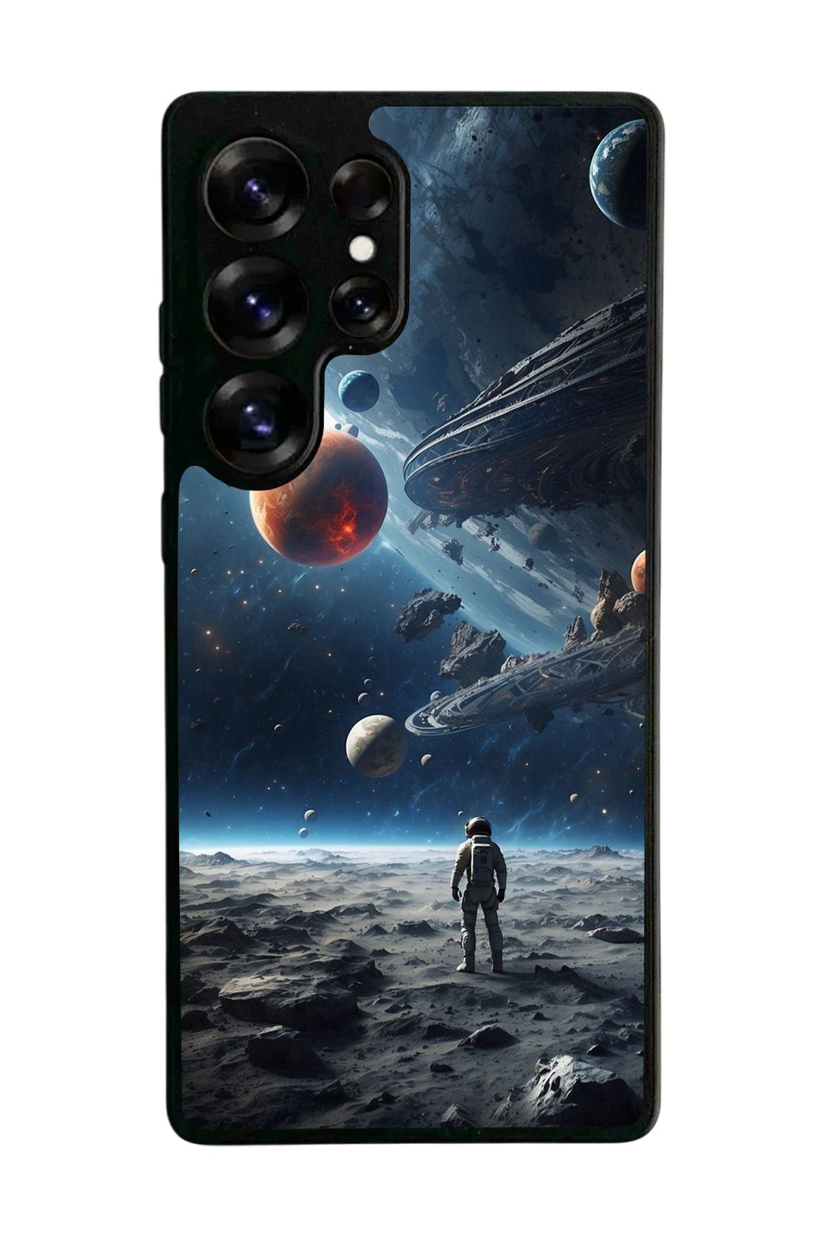 BGAKSESUAR Samsung Galaxy S25 Ultra Uyumlu Siyah Kılıf – Yumuşak Silikon, Koruyucu, Şok Emici Kapak