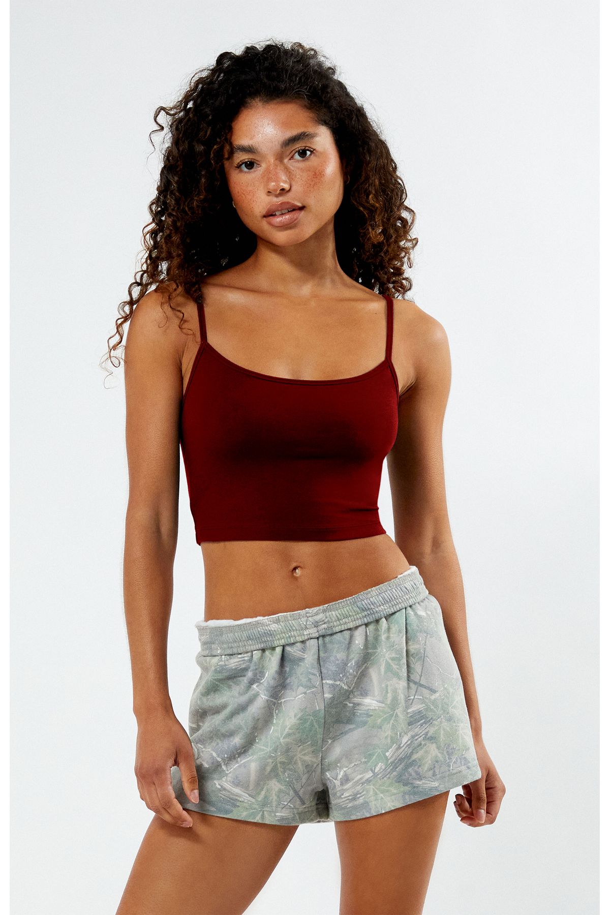 ÖZGESTORE Kadın İp Askılı Crop Top