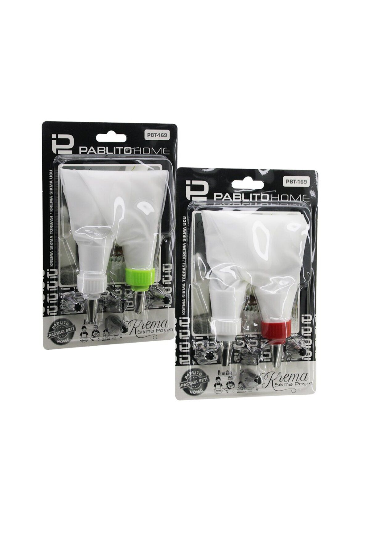 STOREMAX 8PCS PASI KREMA SIKMA SETİ 2AD-KREMA SIKMA TORBASI - 6AD-METAL ŞEKİLLENDİRME UÇLARI