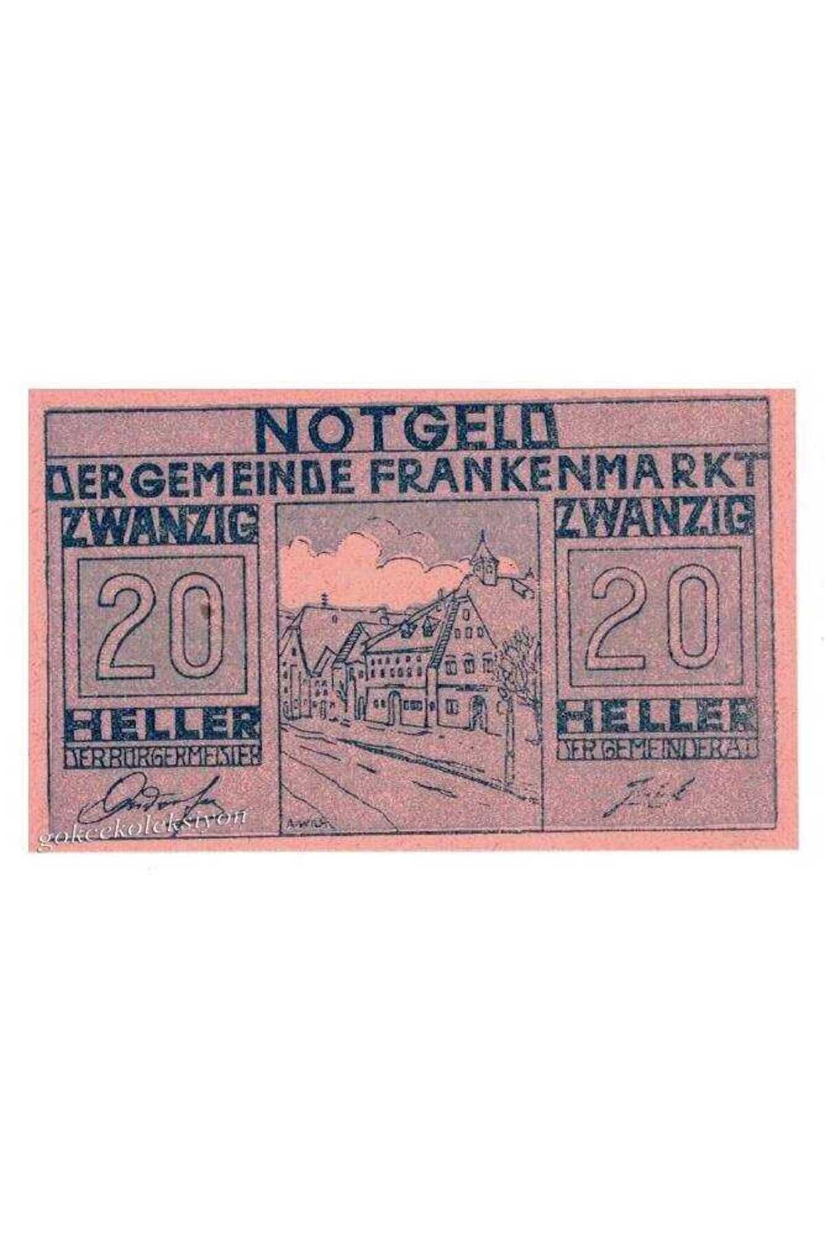 Gökçe Koleksiyon Avusturya 20 Heller - YKP1108