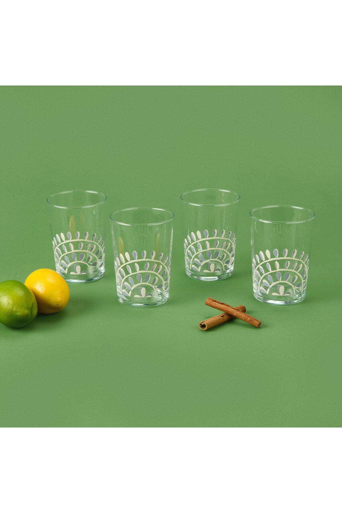 MATMEL Butas 4'lü Meşrubat Bardağı - Renkli - 510 ml