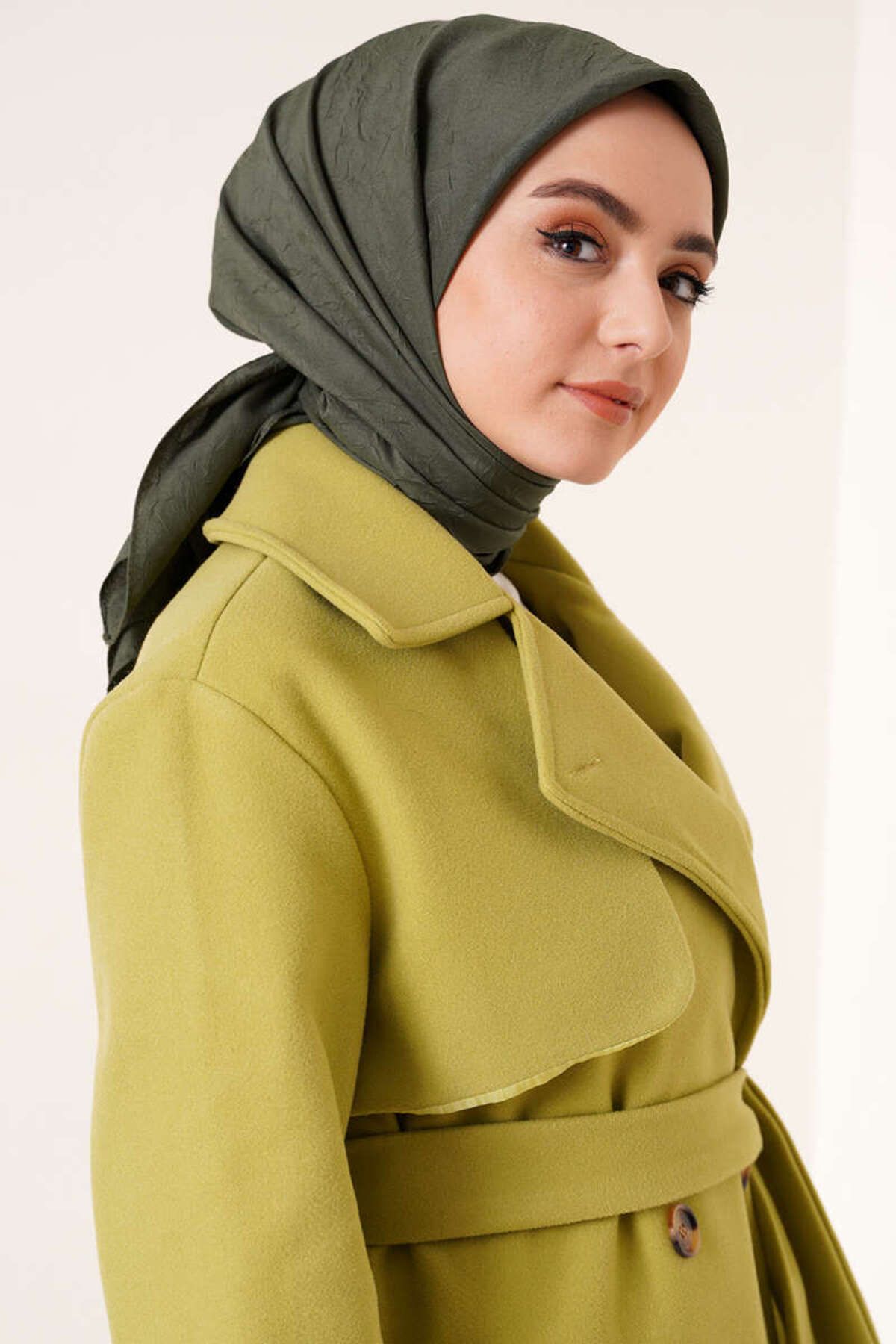 rathorion Bambu Kraş Haki Eşarp
