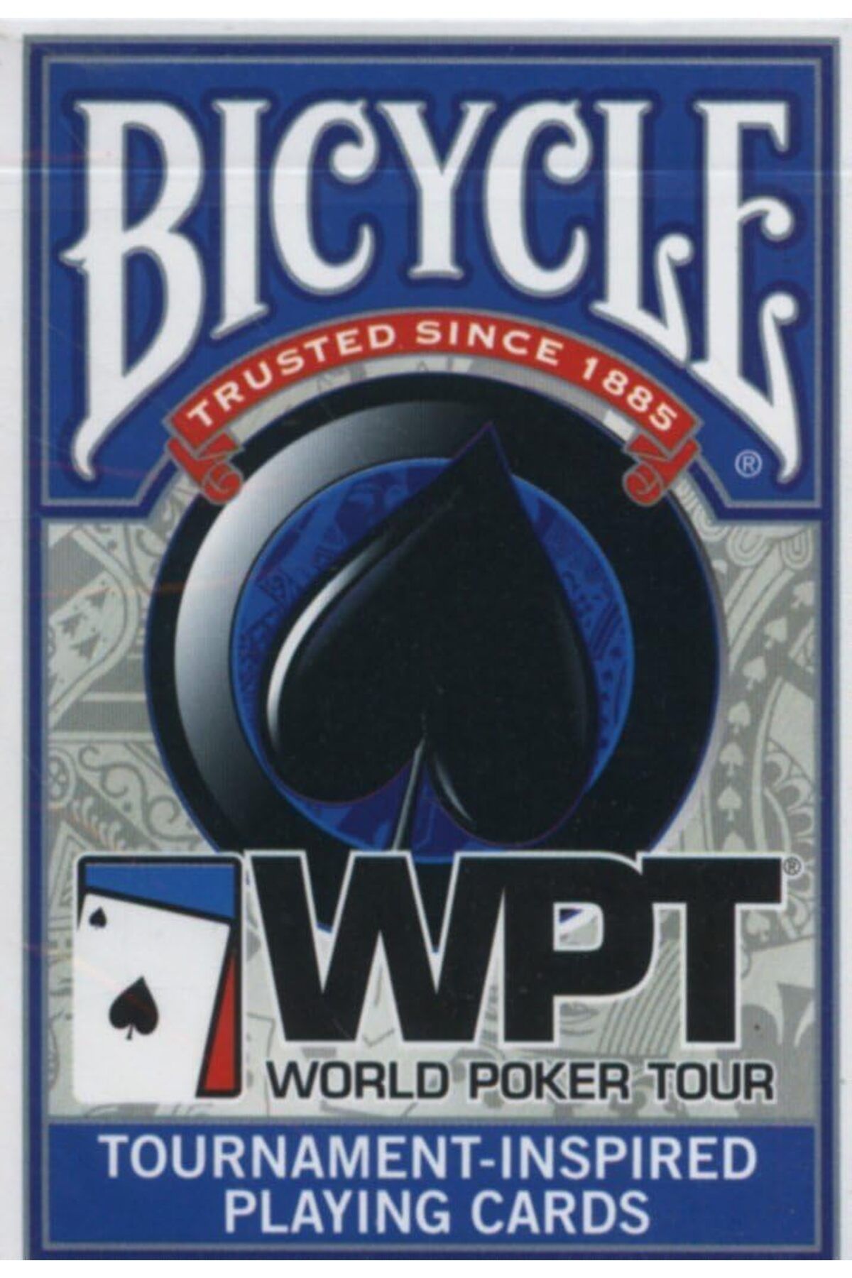 Mu Art Ahşap Mrt WPT World Poker Tour Oyun Kartları, Kırmızı veya Mavi Art 871301