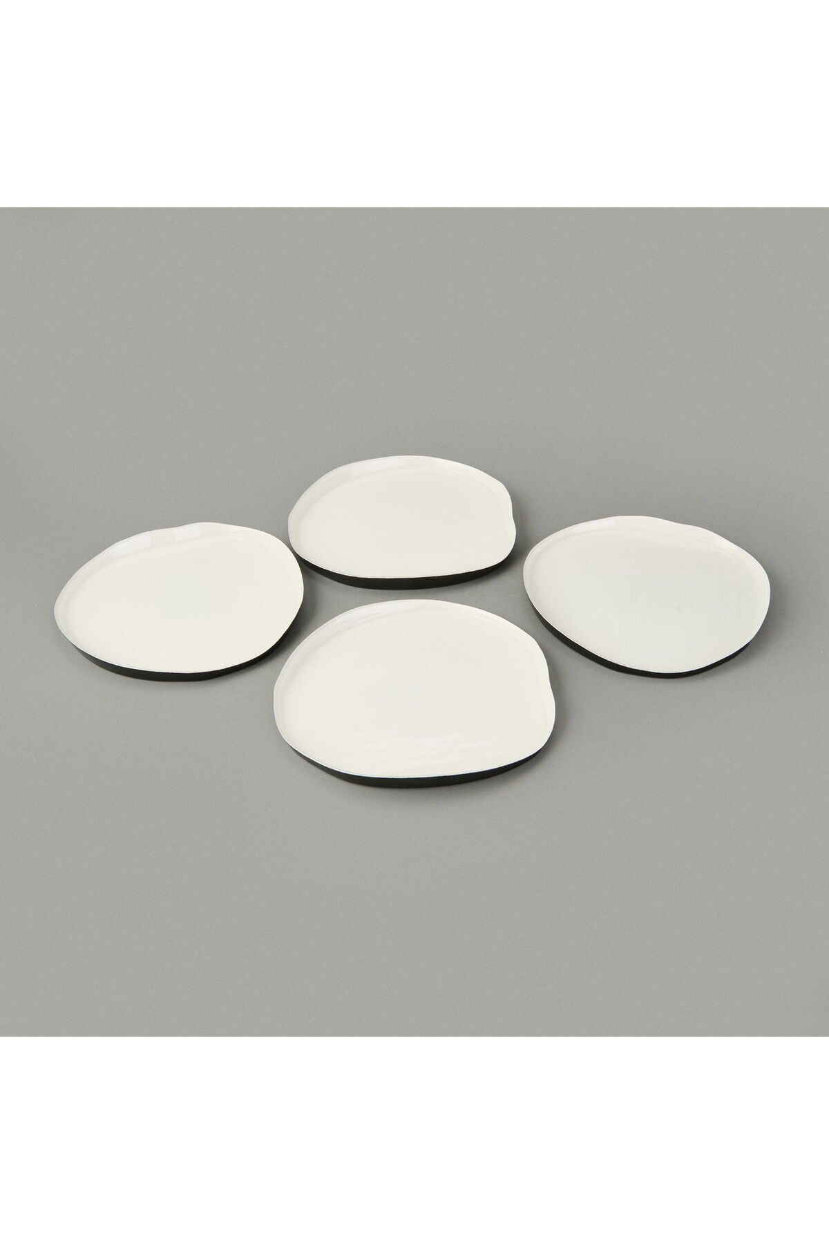 MATMEL Jota 4'lü Pasta Tabağı - Gri - 21 cm