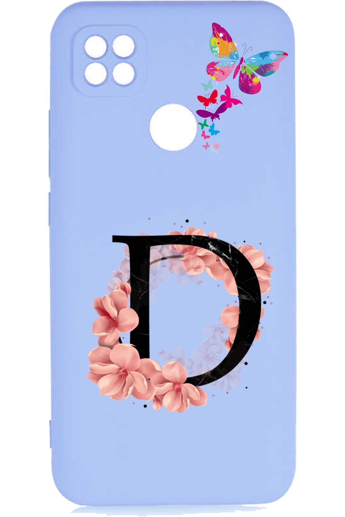 Rotaks Xiaomi Redmi 9c Uyumlu Kılıf Lansman Kadife İç Yüzey İsme Özel Baskılı