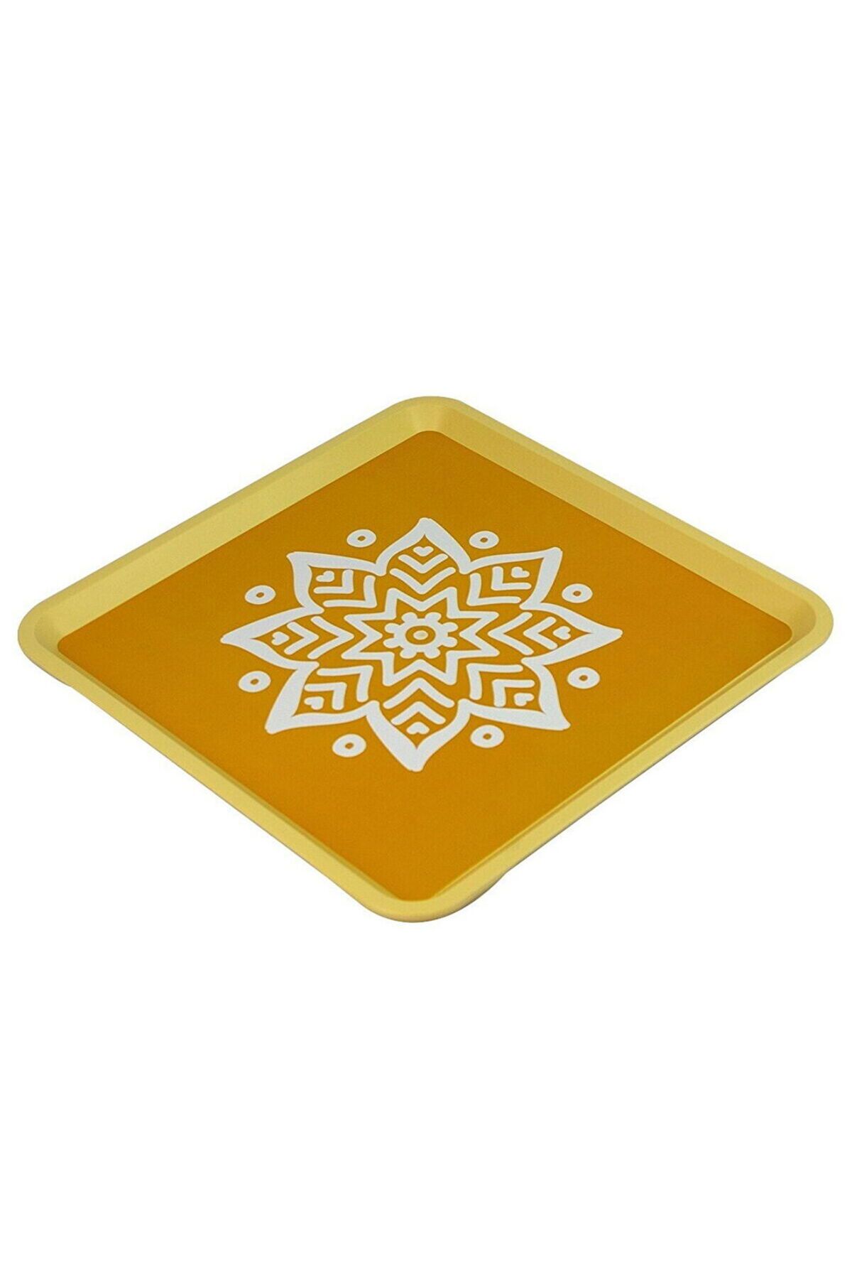 MATMEL Home Alaçatı Tepsi - Sarı - 32,5x32,5 cm