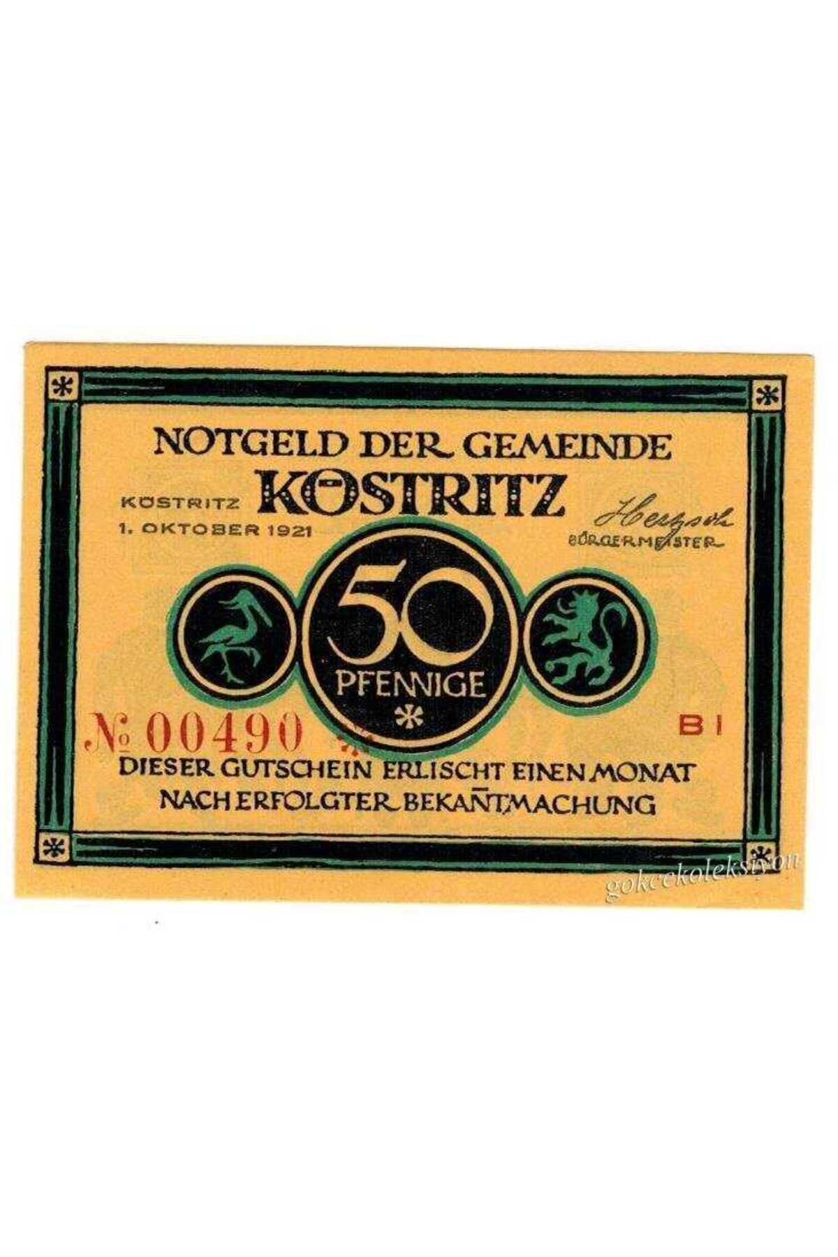 Gökçe Koleksiyon Almanya 50 Fenik