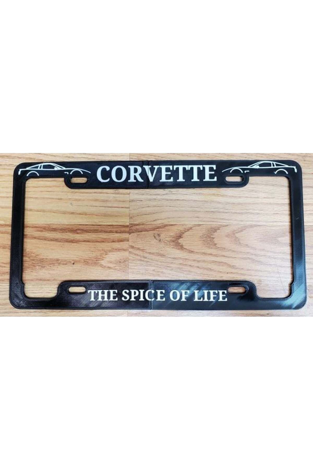 Lucest Corvette Plaka Çerçeve Hayatın Baharatını Çerçeve (plastik Aparattır!!!)