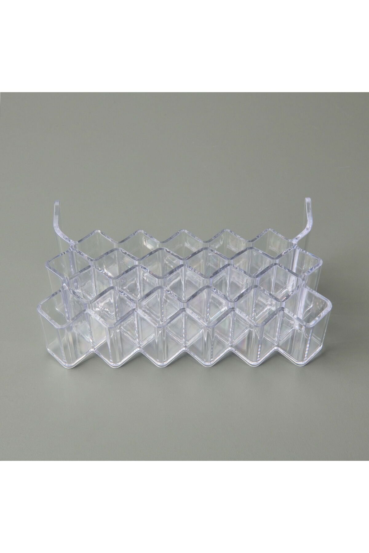 ASPARTAM Living 22 Bölmeli Rujluk Organizer - Şeffaf - 22x8x14 cm