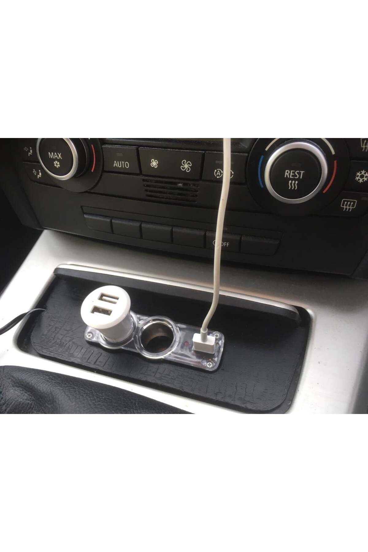 Lucest BMW E90/E91 için Konsol Ashtray Sigara Adaptörü Aksesuar Plakası (Plastik Aparattır!!!)