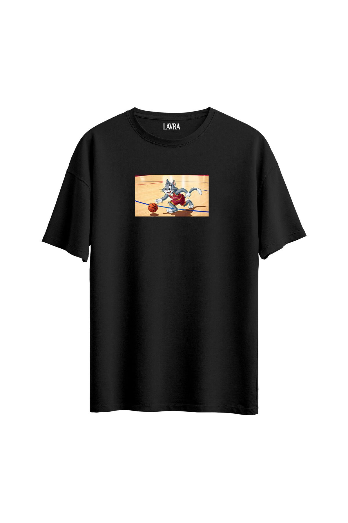 ROCKS BreakOut BasketballCat Oversize Tshirt