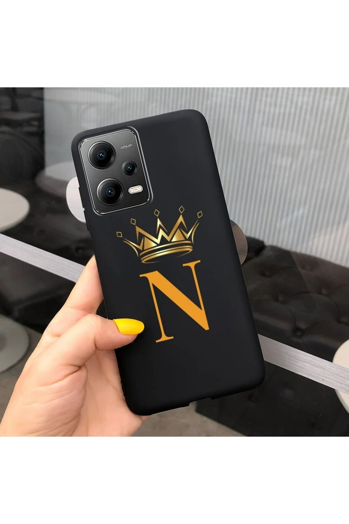 Rotaks Xiaomi Poco X5 5g Uyumlu Kılıf Silikon Esnek İsme Özel Baskılı Harf