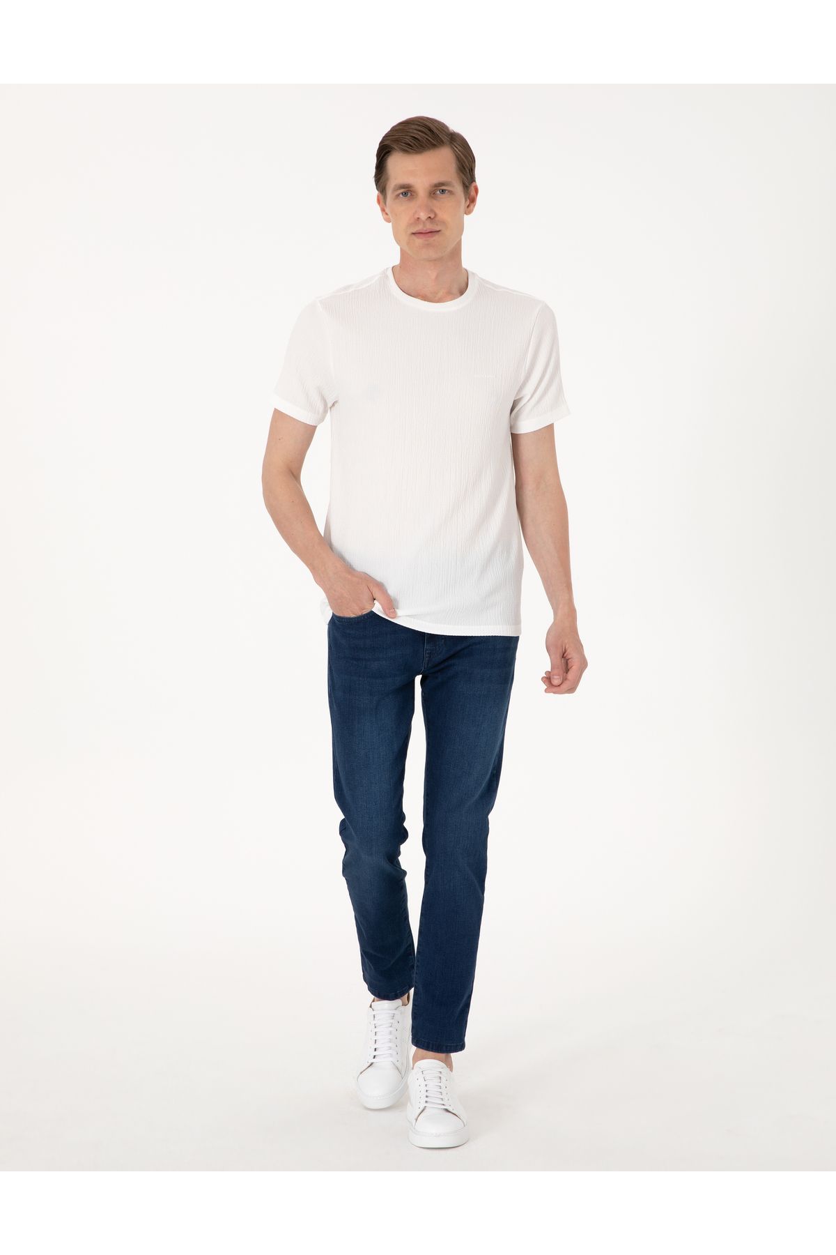 Pierre Cardin Mavi Slim Fit Jean Pantolon 50309099-VR036