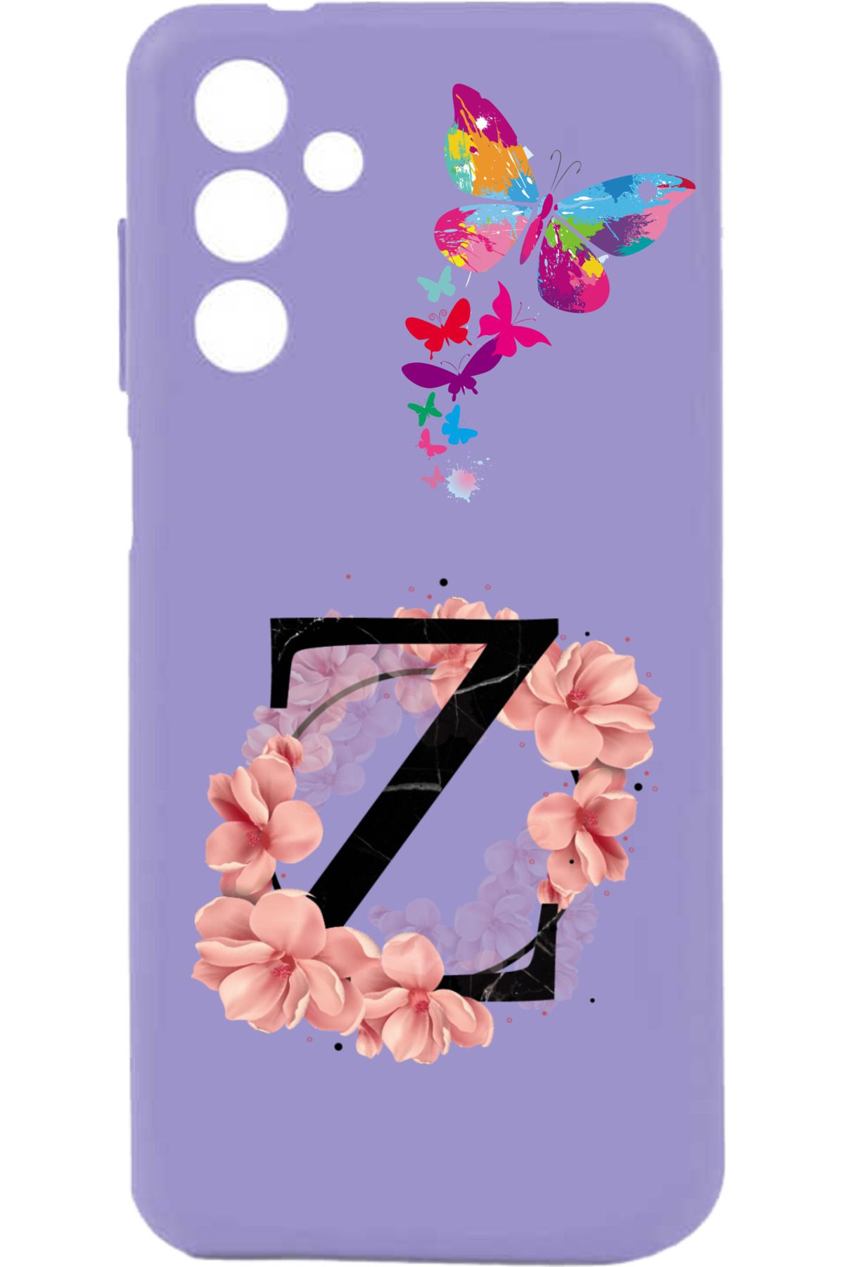 Rotaks Samsung Galaxy A04S Uyumlu Kılıf Silikon Esnek Soft ve Pürüzsüz İsme Özel Baskılı