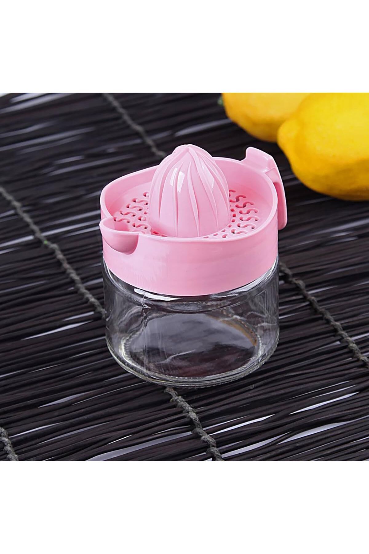 STOREMAX ELZ Limon Sıkacağı, Cam Gövde, Plastik Sıkacak, 300 ml (Lila) FRNTR 1127478