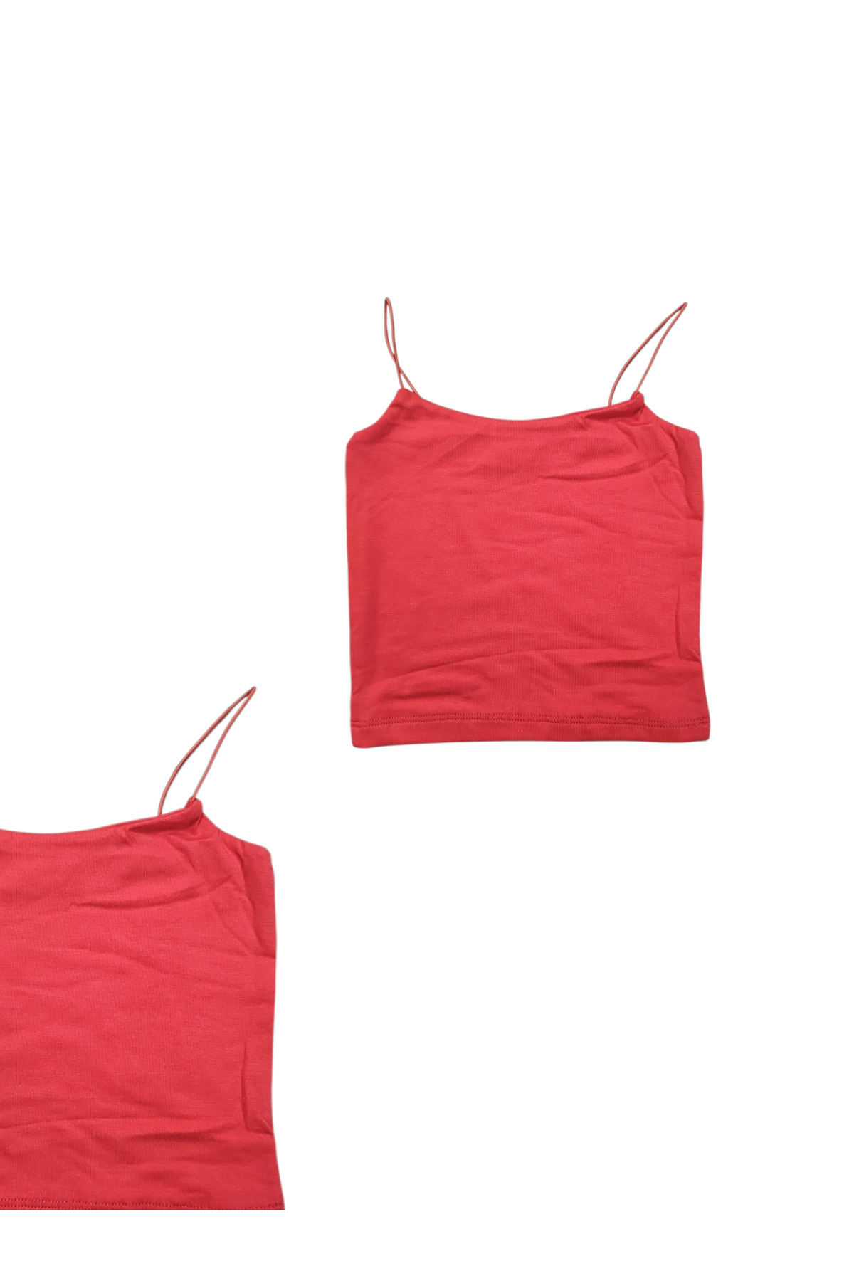 Biberon Çocuk Giyim-Modakay Crop Double Layer with Rope Strap Does Not Show Underwear 8/13 2