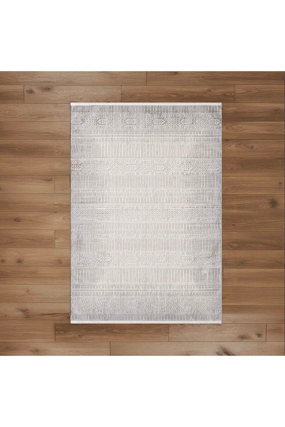 ASPARTAM London Ribbon Tozumaz Antialerjik Halı - Gri - 120x180 cm