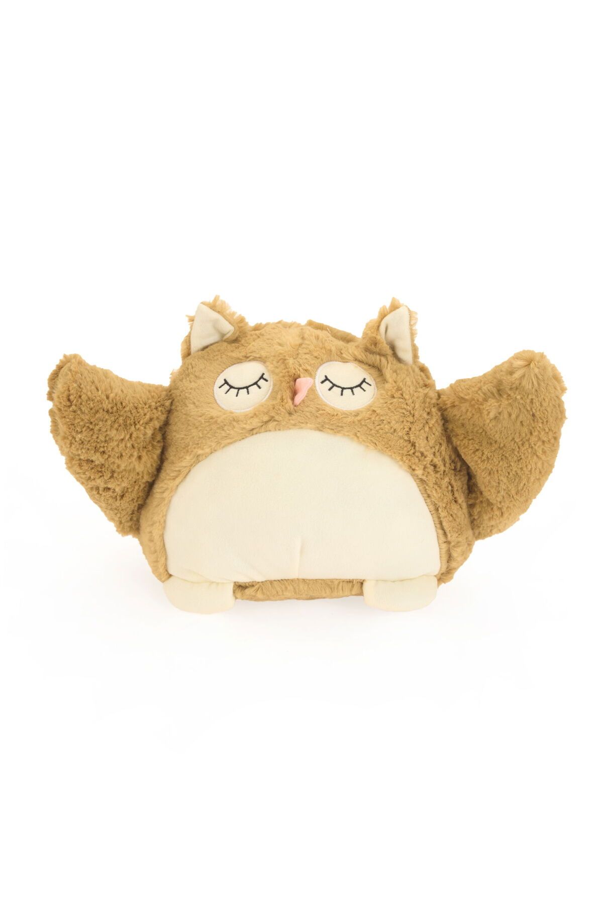MATMEL Owl Figürlü Yastık - Kahverengi - 25x28 cm