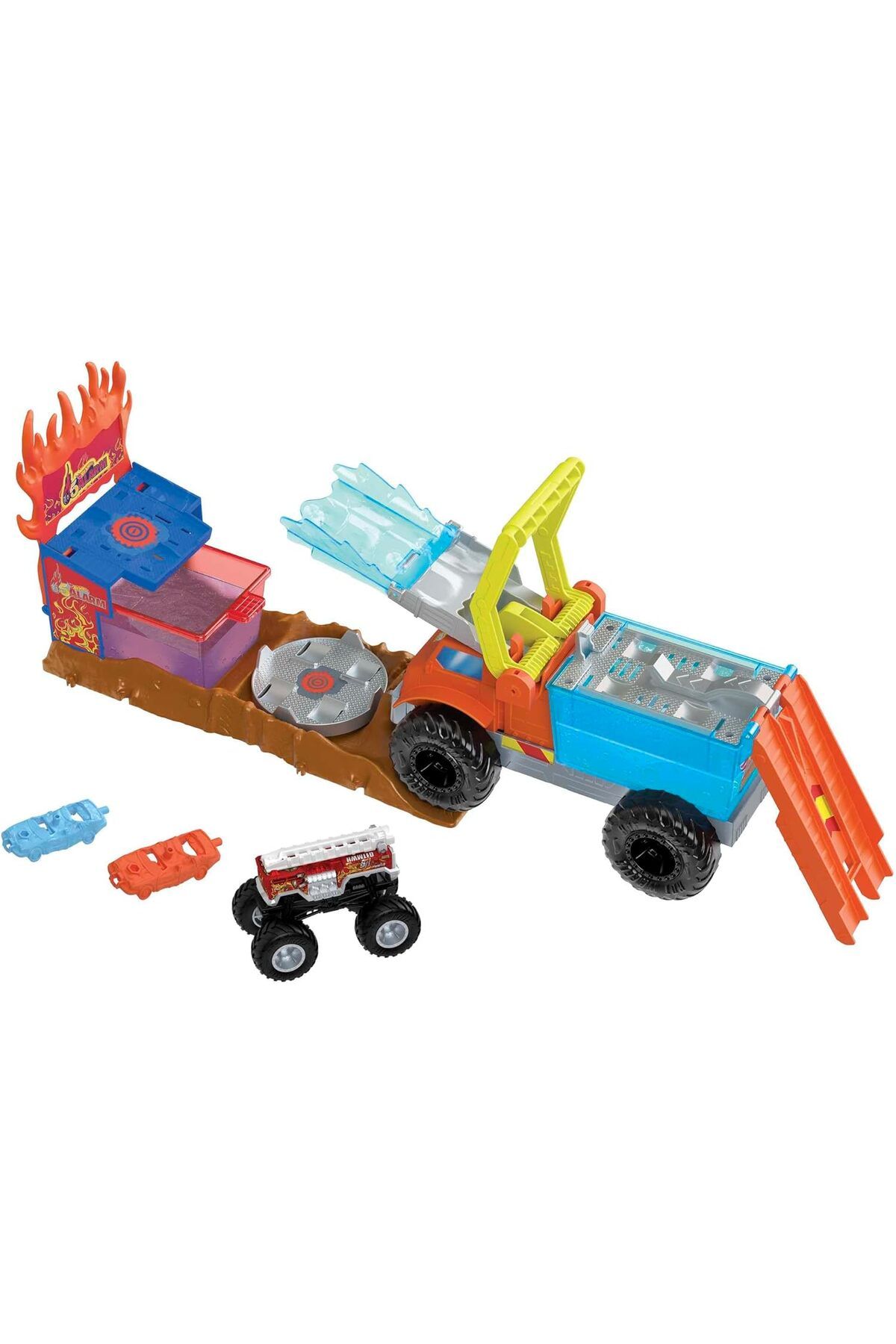 STOREMAX ELZ Wheels Monster Trucks Arena Mücadelesi Color Shifters Oyun Seti, Oyuncak FRNTR 1127478