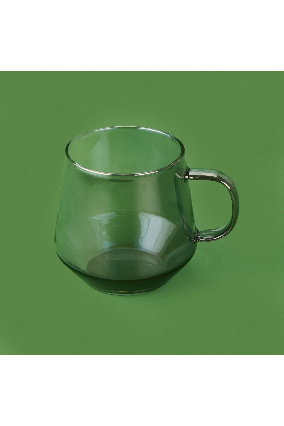 ASPARTAM Glassware Borosilikat Cam Kupa - Gri - 420 ml