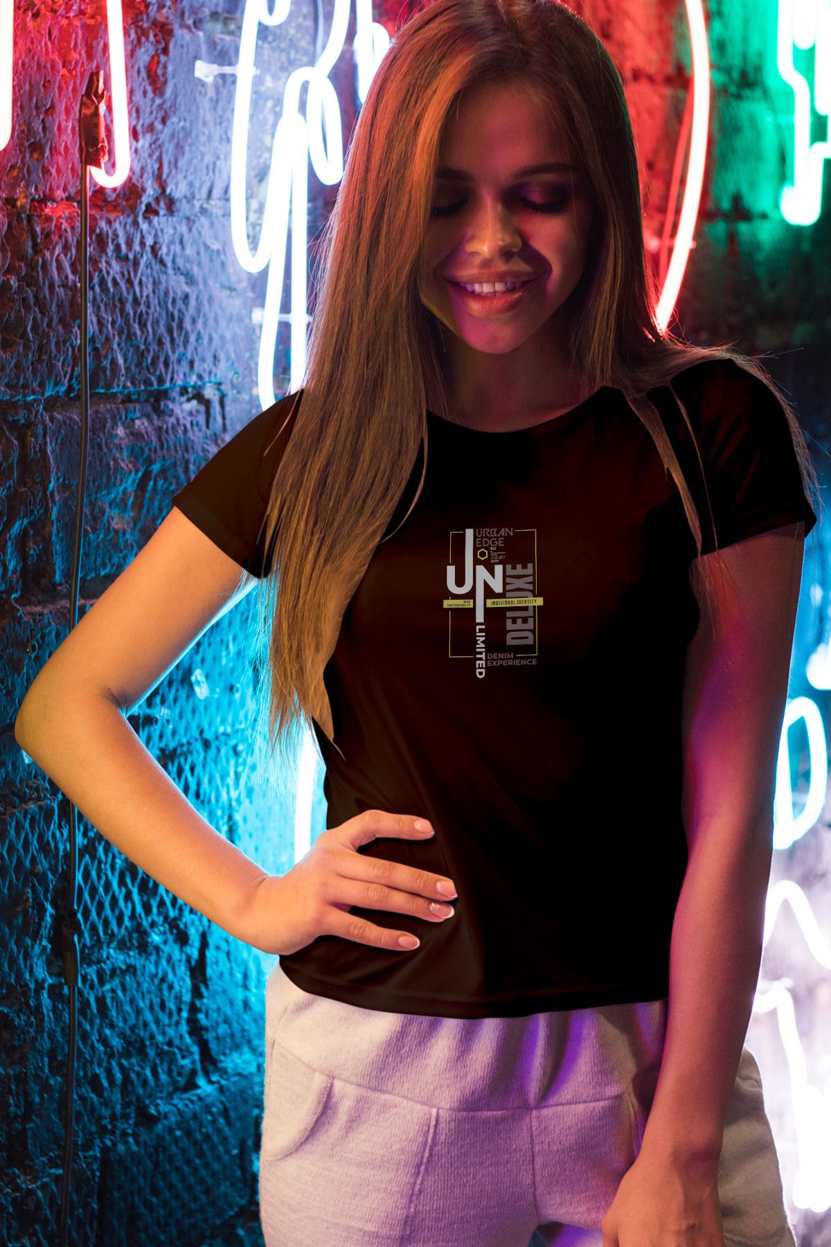 Decrift Urban %100 Pamuk Kadın T-Shirt