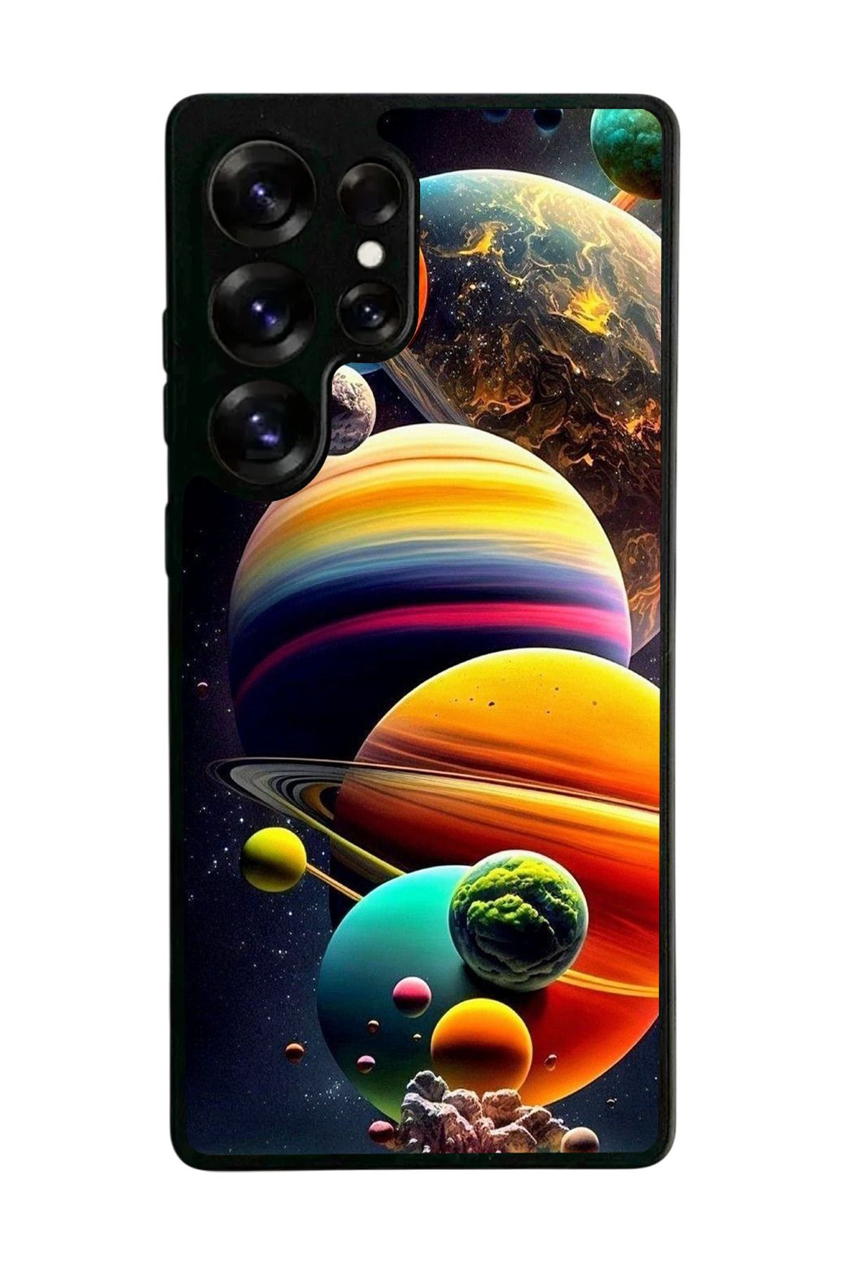 BGAKSESUAR Samsung Galaxy S25 Ultra Uyumlu Siyah Kılıf – Yumuşak Silikon, Koruyucu, Şok Emici Kapak