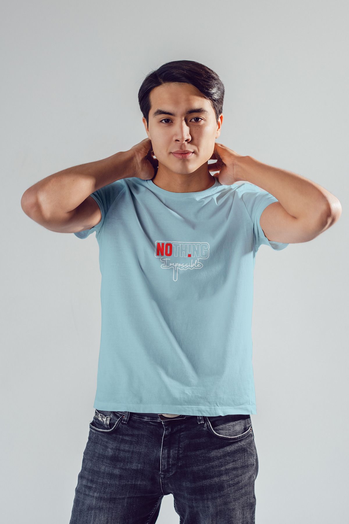 Decrift Nothing Impossible %100 Pamuk Erkek T-Shirt