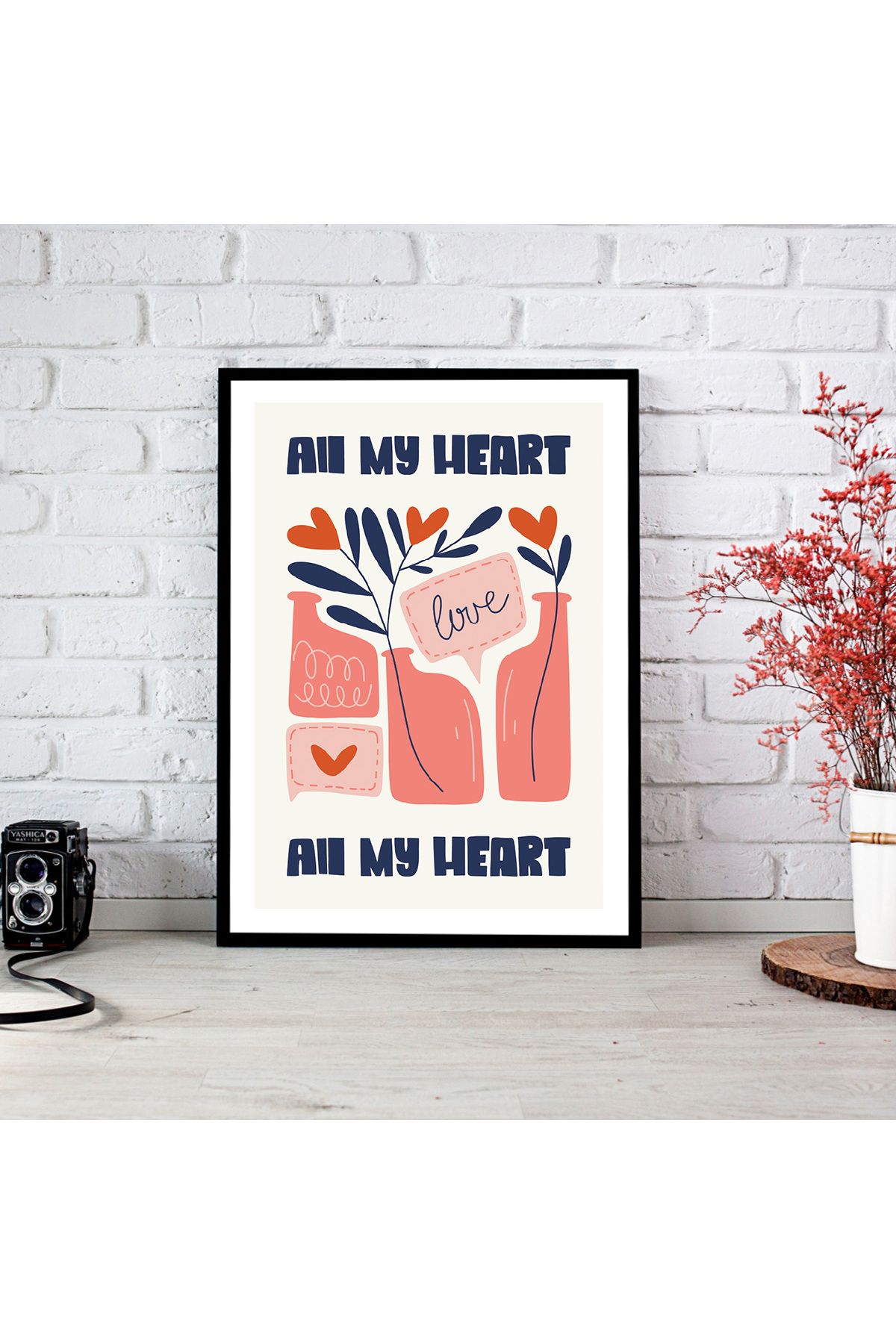 woodsia Ahşap MDF Poster Tablo Çerçevesiz MDF_TEK1497