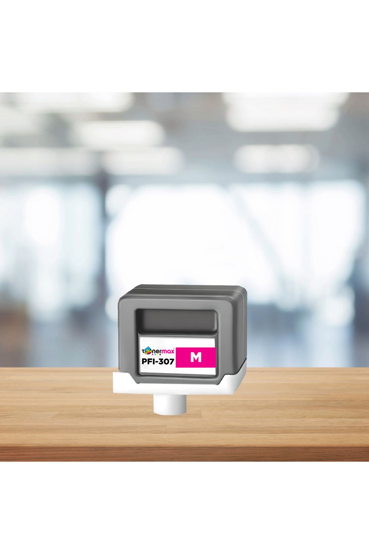 tonermax Canon Uyumlu Tonermax PFI-307YM Kırmızı (Magenta) Muadil Kartuş (330ml)