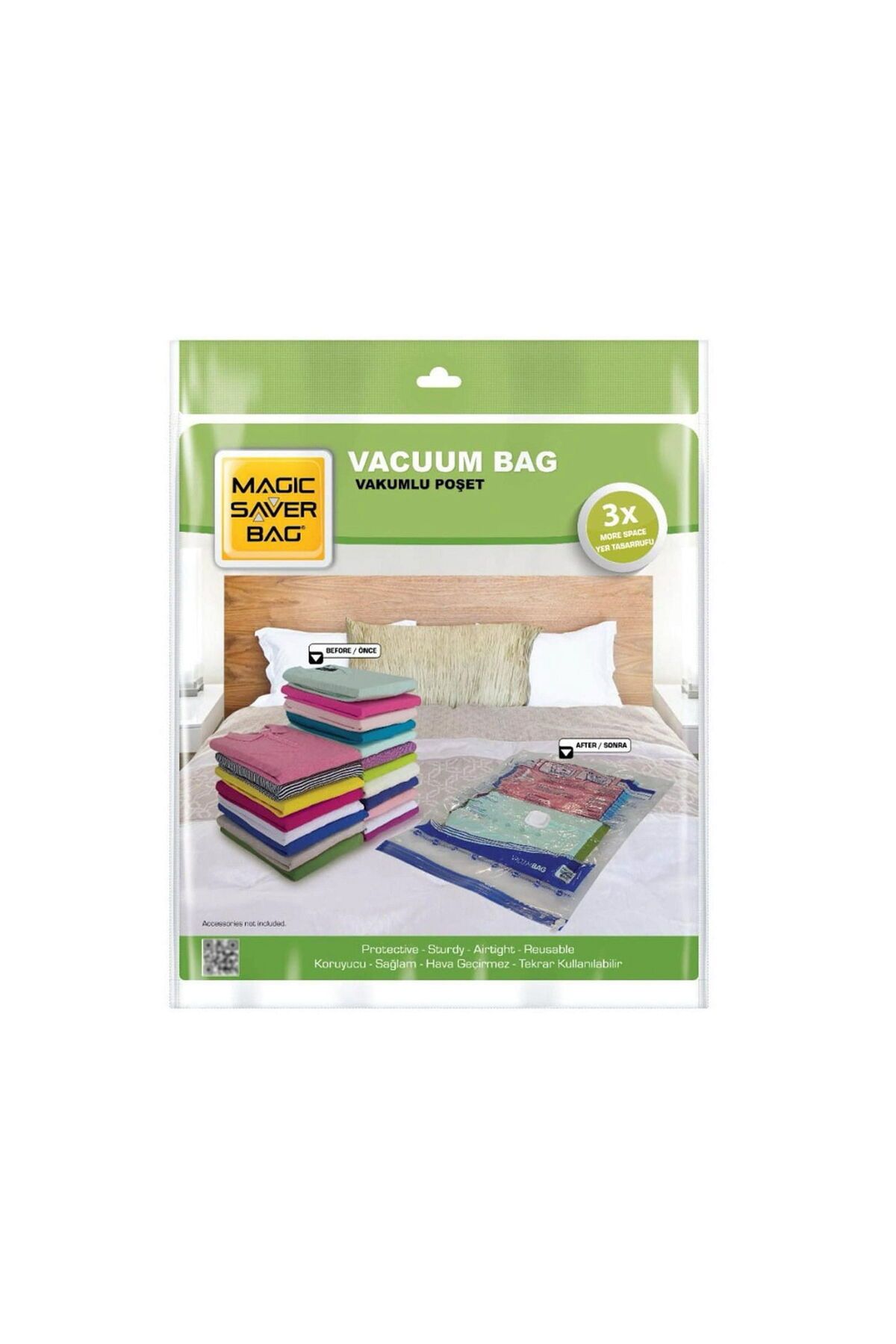 MATMEL 2'li XXLarge Vakumlu Poşet Seti