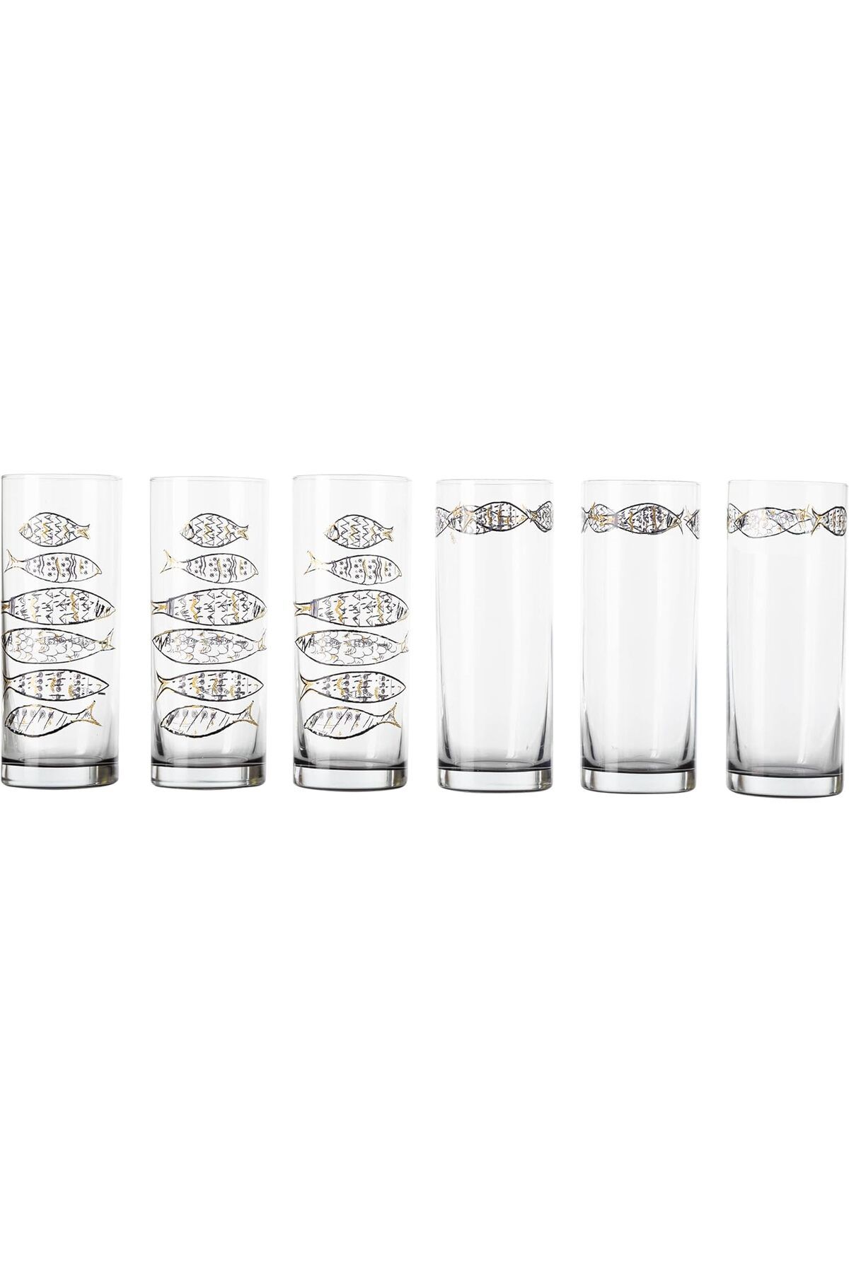 STOREMAX ELZ concept Gold Fish Bardaği Seti 6'lı 200 ml FRNTR 1127478
