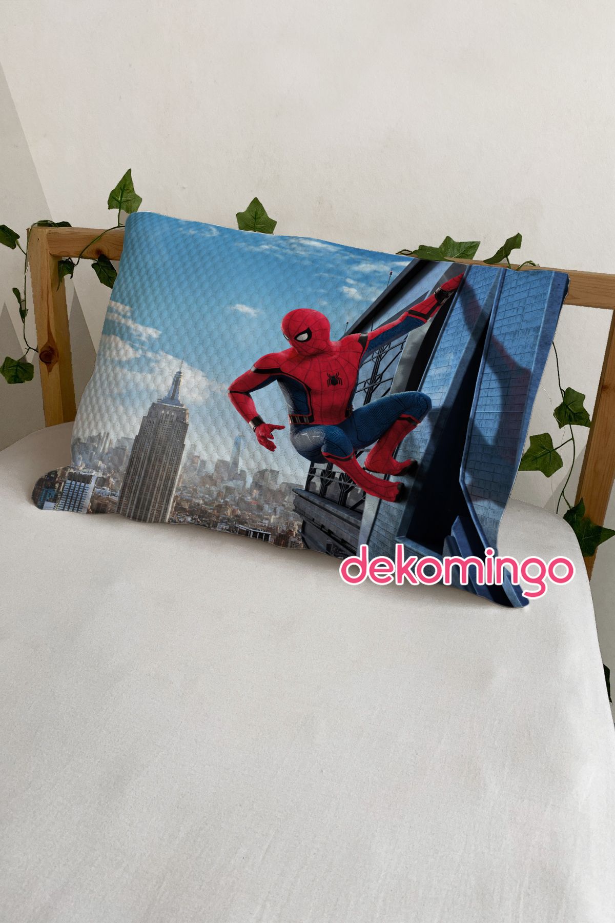 dekomingo ÖRÜMCEK ADAM BİNA 2 ADET YASTIK KILIFI