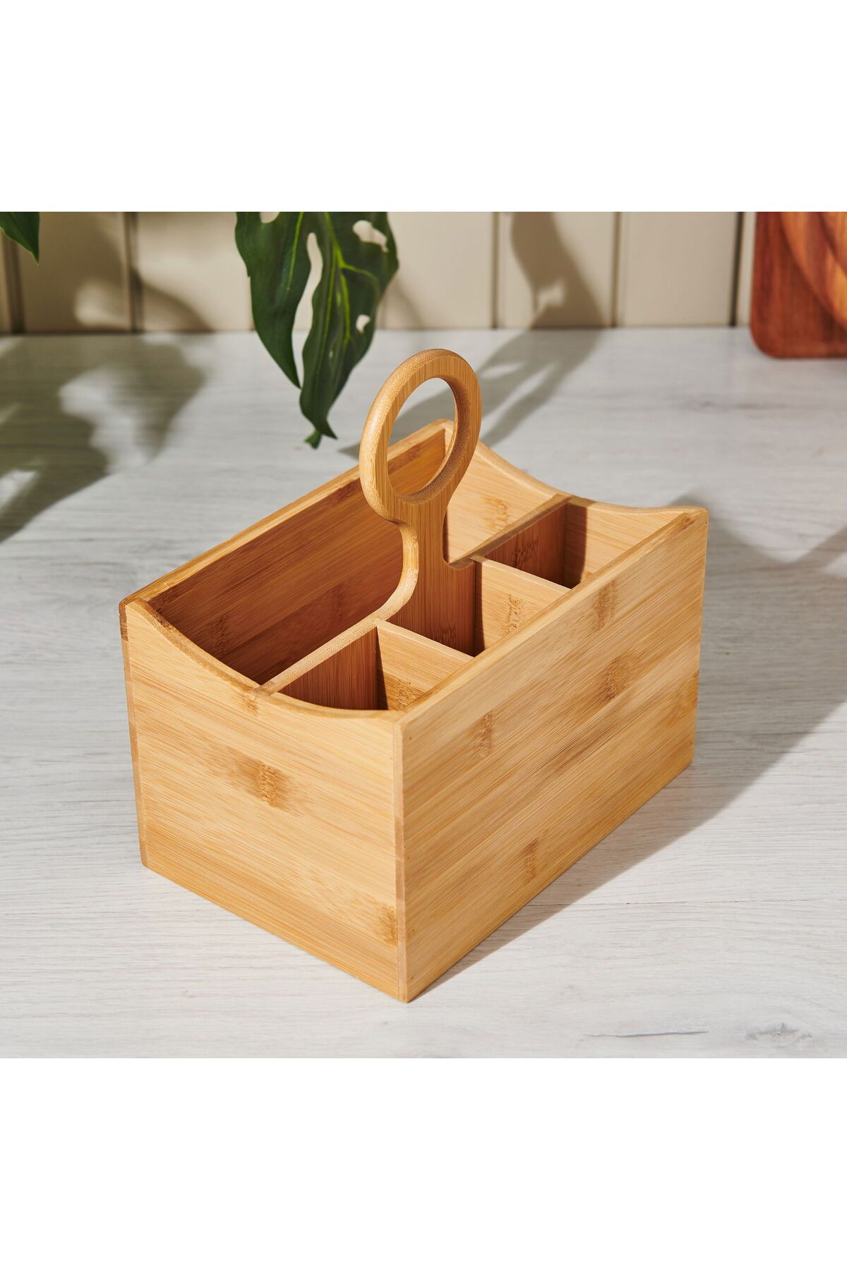 MATMEL Bambu Kaşıklık - Kahverengi - 21x14,5x22 cm