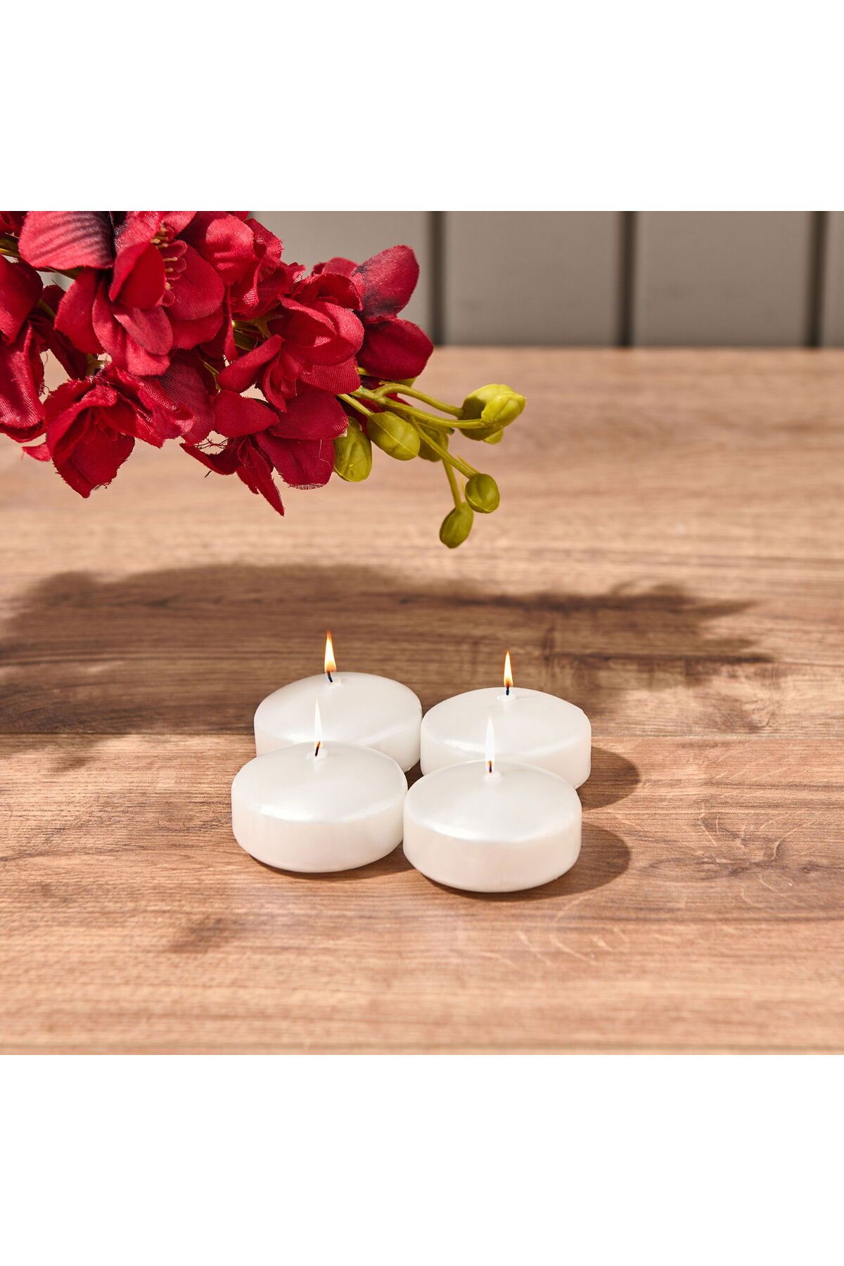 MUMSAN 4'lü Yüzen Mum - - 5 cm