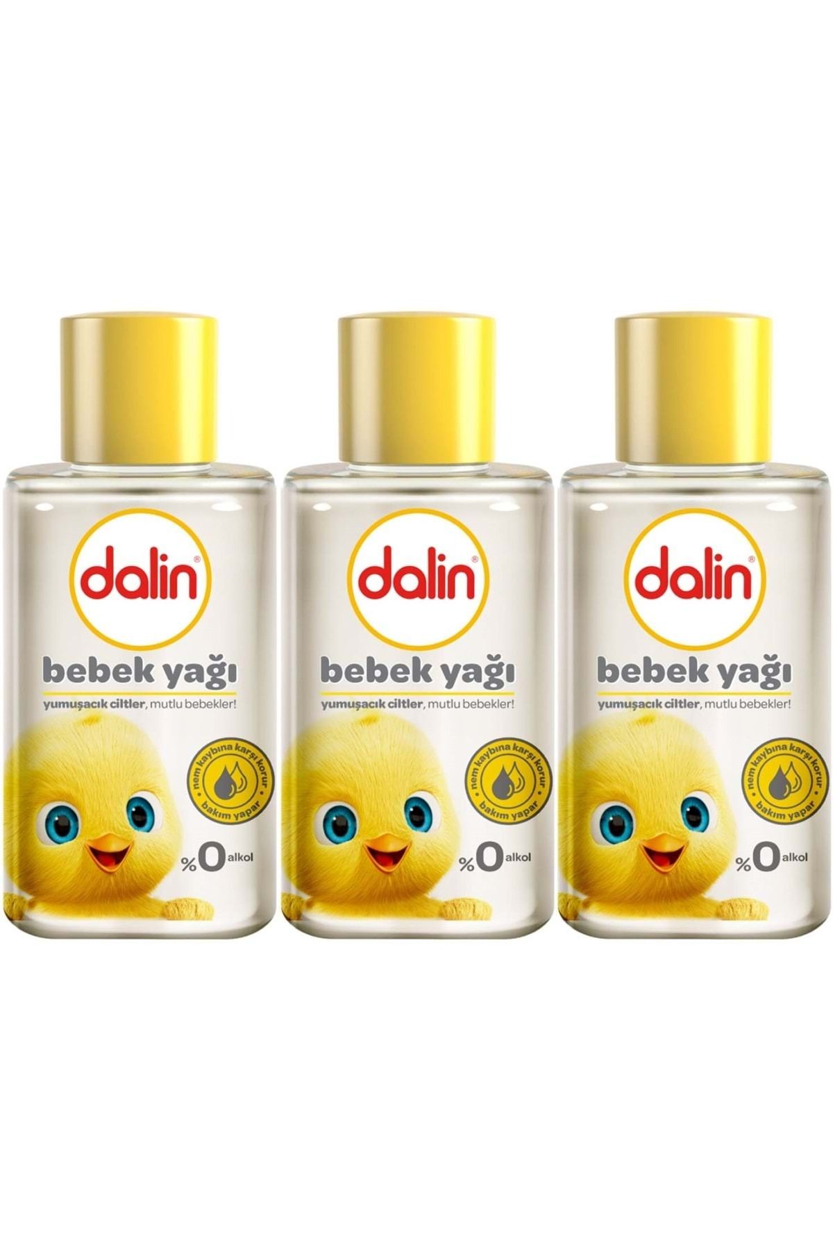 Dalin Bebek Yağı 50ML Klasik Mini (3 Lü Set)