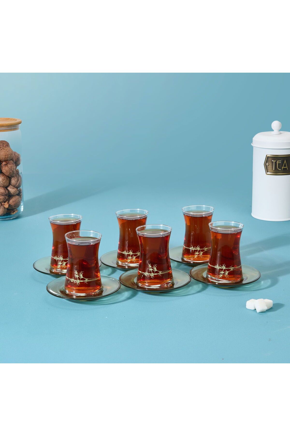MATMEL Blad 12 Parça Çay Seti - Renkli - 130 ml