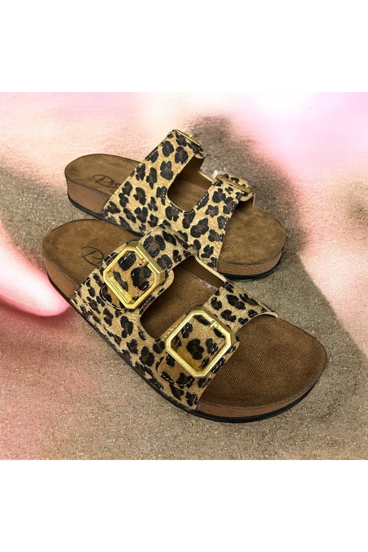 pien-Orthopedic Slippers with Leopard Pattern and Pet Inside, Suitable for Daily Use 3