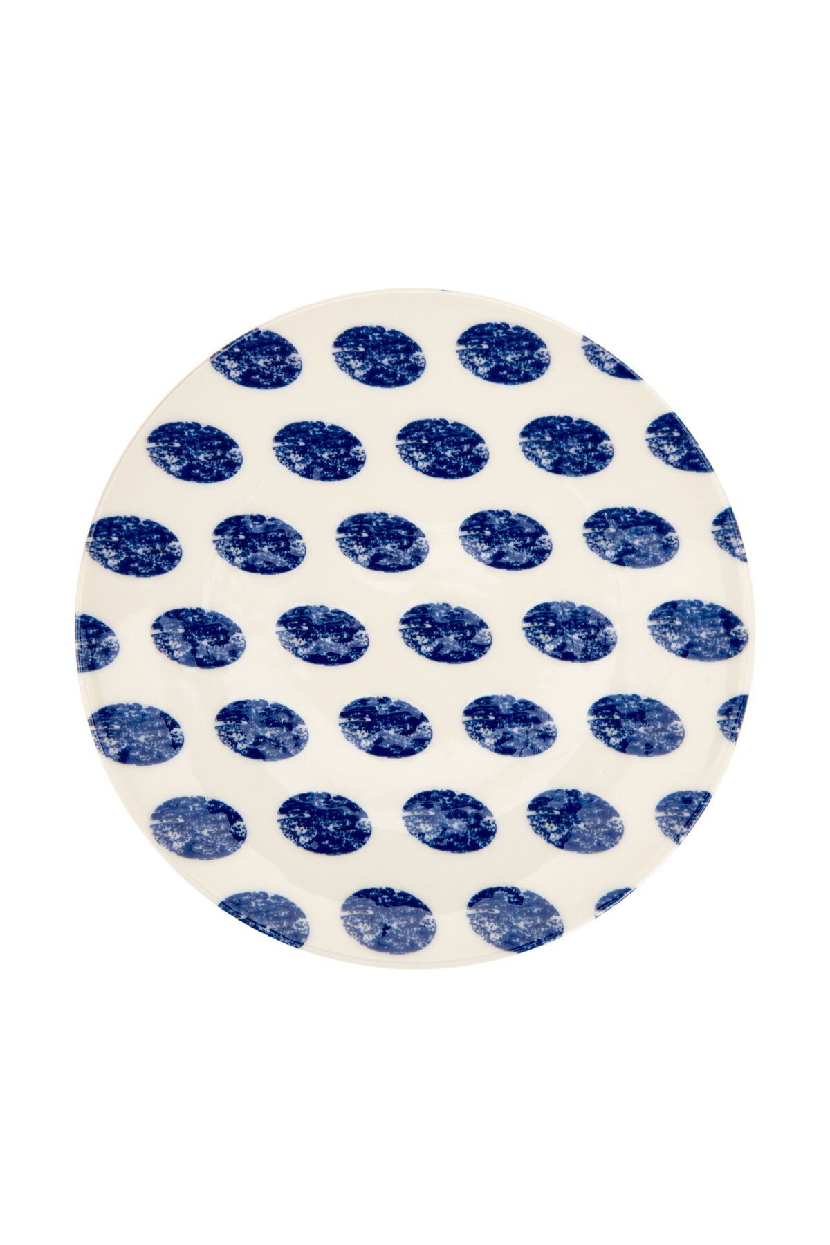 MATMEL Porselen Madre Servis Tabağı - Mavi - 25 cm