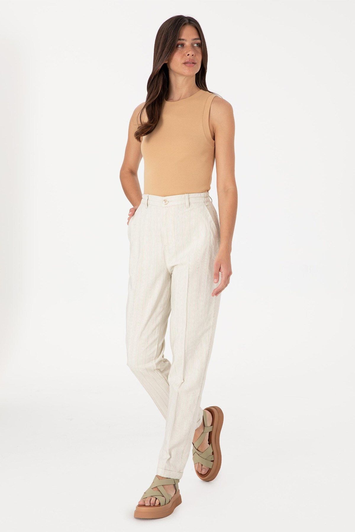 U.S. Polo Assn. Us. Polo Assn. Kadın Pantolon 50300358-Vr048