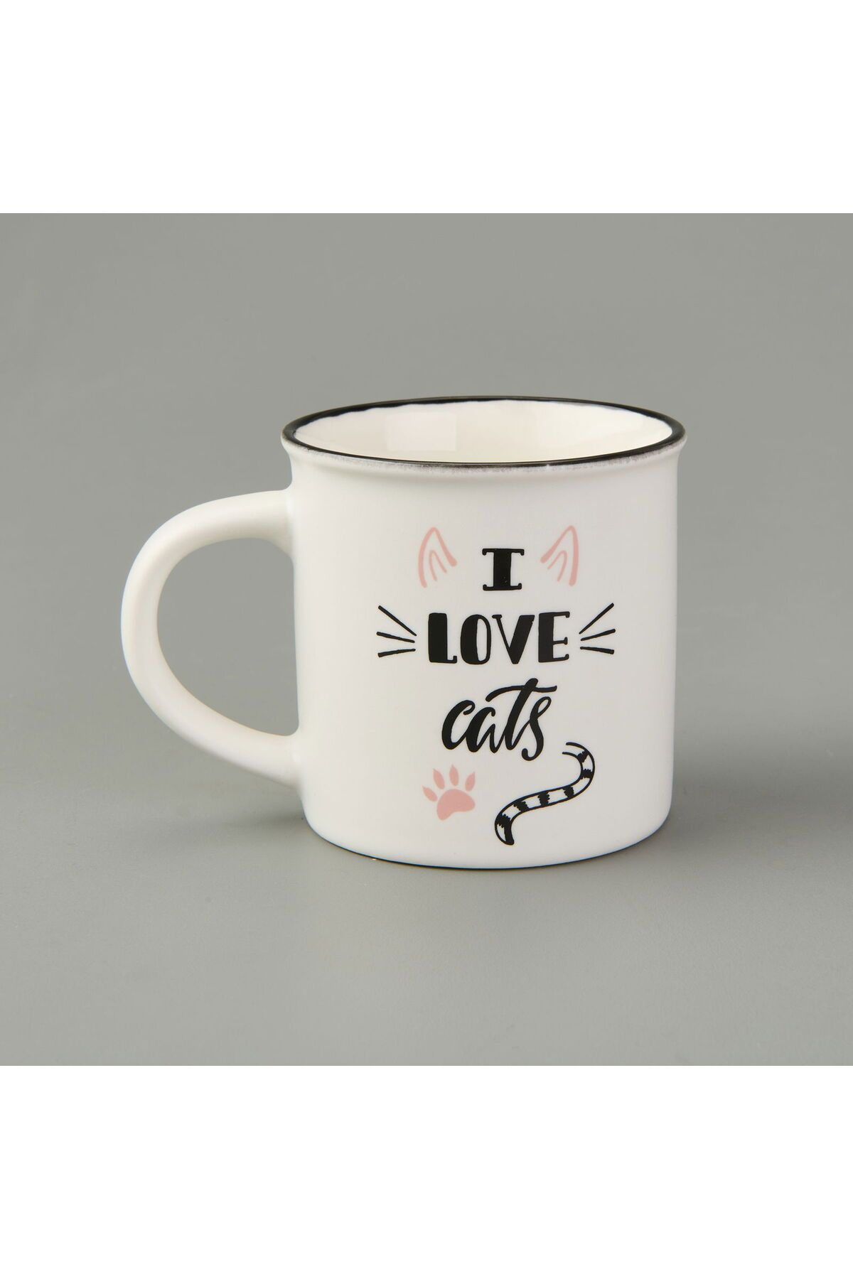 ASPARTAM Star Cat Porselen Kupa - - 210 ml