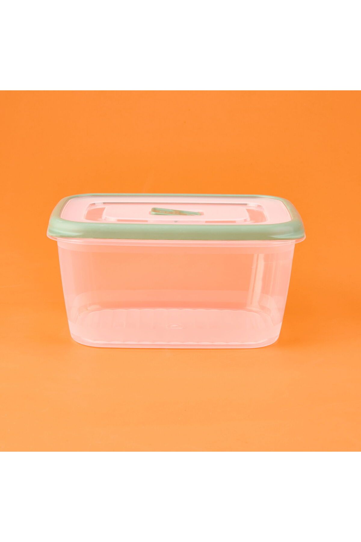 ASPARTAM Plastik Saklama Kabı - Şeffaf / Yeşil - 1,7 lt