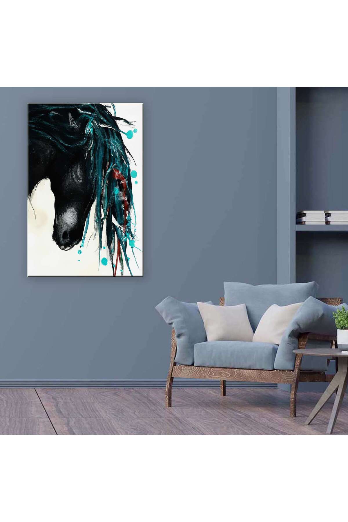 startonight-Tablou DualView Startonight Cal Albastru, luminos in intuneric, 60 x 90 cm 3