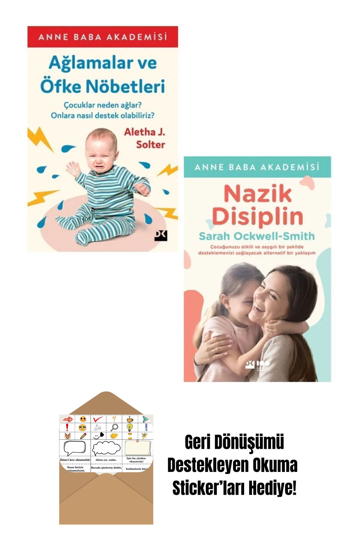 Doğan Egmont Anne Baba Akademisi 2 Kitap Set + Okuma Sticker'ları