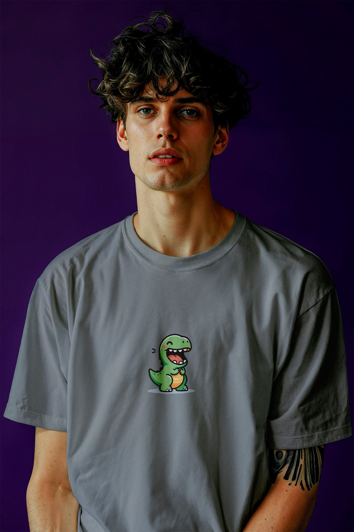 Decrift Dino %100 Pamuk Erkek T-Shirt