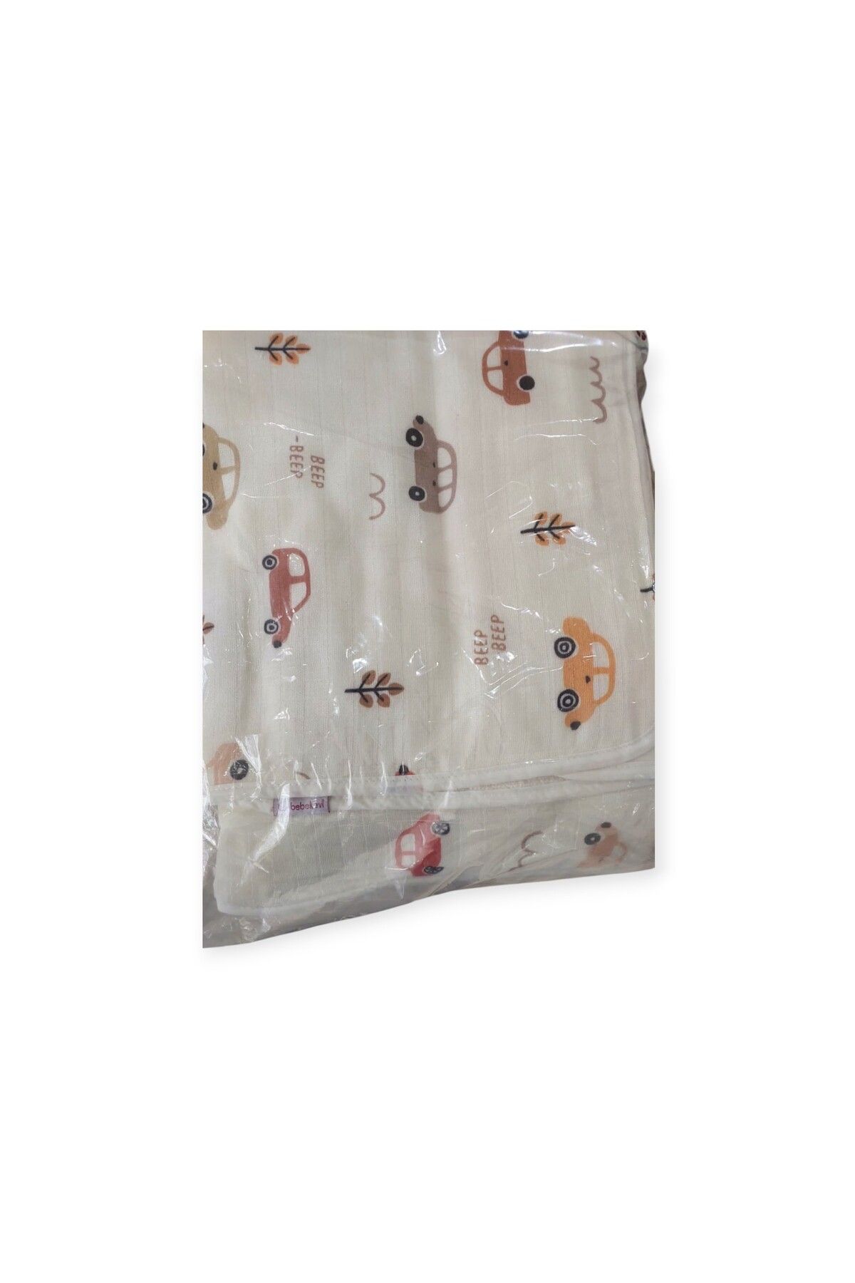 Bebekevi BEVİ 1040 MÜSLİN KAPŞONLU 2Lİ SİLGİ 75x75 cm